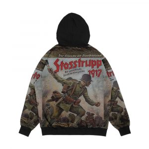 Alternative view of Stosstrupp 1917 Vintage Wwi German Movie Poster Men's All-Over-Print Hoodie