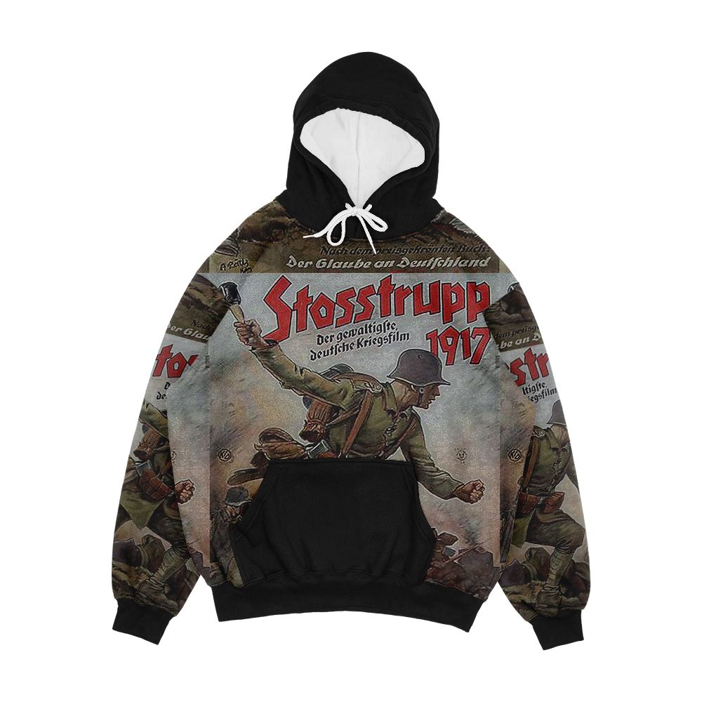 Stosstrupp 1917 Vintage Wwi German Movie Poster Men's All-Over-Print Hoodie
