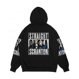 Alternative view of Straight Outta Scranton Lazy Scranton Men's All-Over-Print Hoodie