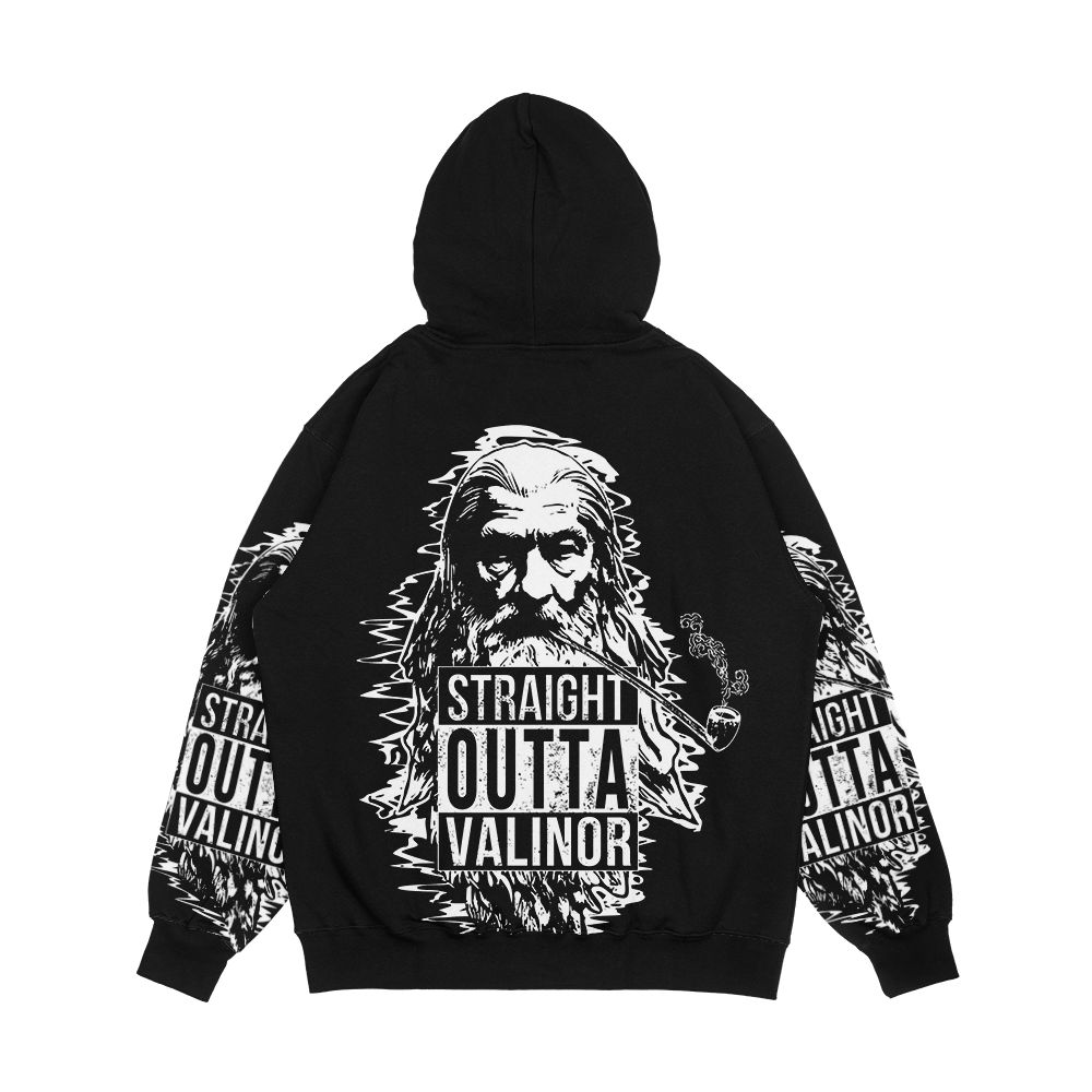 Straight Outta Valinor Men's All-Over-Print Hoodie - Image 2