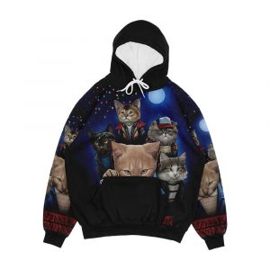 Strange Fur Things Men's All-Over-Print Hoodie