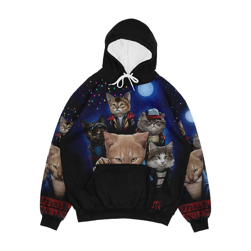 Strange Fur Things Men's All-Over-Print Hoodie