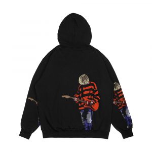 Alternative view of Stripey Kurt Men's All-Over-Print Hoodie