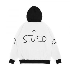 Alternative view of Stupid Men's All-Over-Print Hoodie