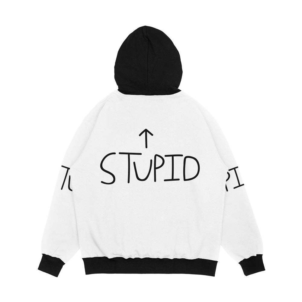 Stupid Men's All-Over-Print Hoodie - Image 2