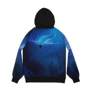 Alternative view of Subnautica Ghost Leviathan Men's All-Over-Print Hoodie
