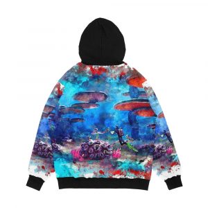 Alternative view of Subnautica Men's All-Over-Print Hoodie