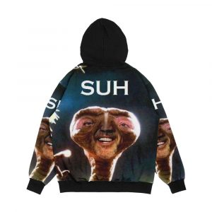 Alternative view of Suh Dude E T Meme Men's All-Over-Print Hoodie