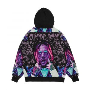 Alternative view of Suicide Boys Purple Colorway Men's All-Over-Print Hoodie