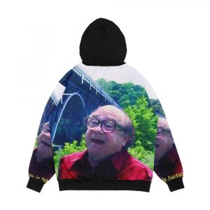 Alternative view of Suicide Is Badass Men's All-Over-Print Hoodie