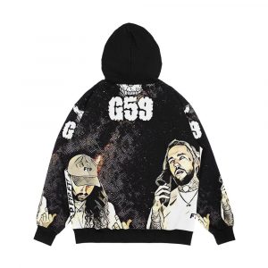 Alternative view of Suicideboys G59 Space Artwork Men's All-Over-Print Hoodie