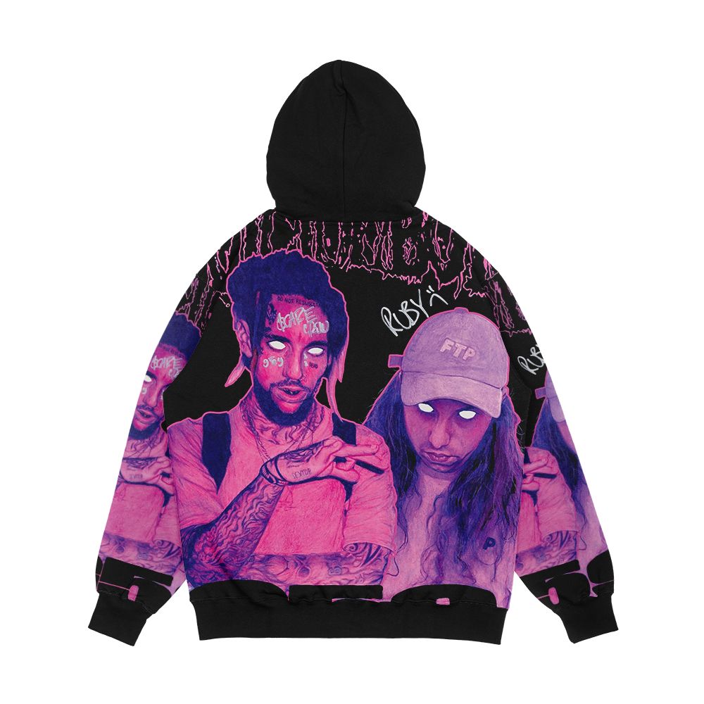 Suicideboys Signed Purple Haze Men's All-Over-Print Hoodie - Image 2