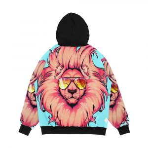 Alternative view of Summer Lion Men's All-Over-Print Hoodie