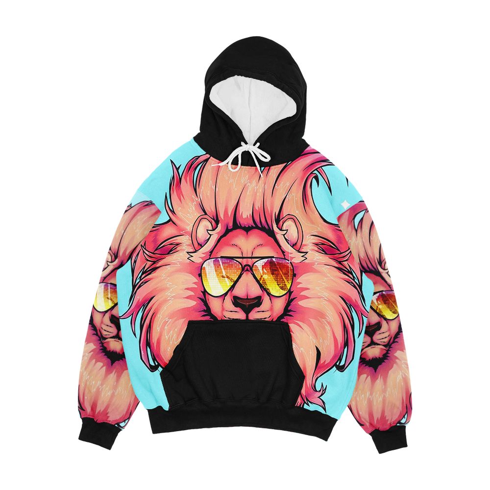 Summer Lion Men's All-Over-Print Hoodie