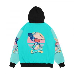 Alternative view of Summertime Men's All-Over-Print Hoodie