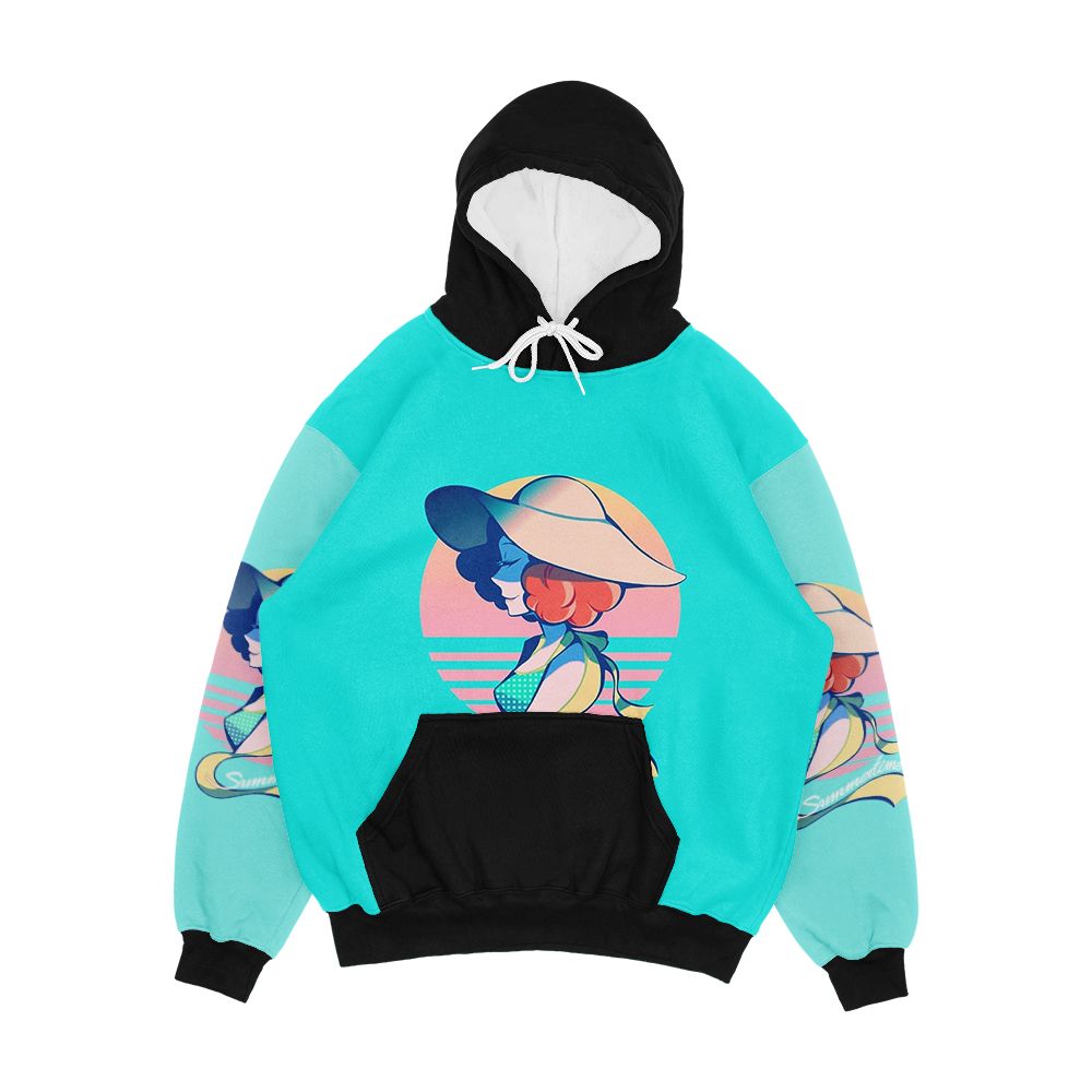 Summertime Men's All-Over-Print Hoodie