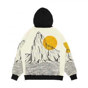 Alternative view of Sun Cliffs Men's All-Over-Print Hoodie