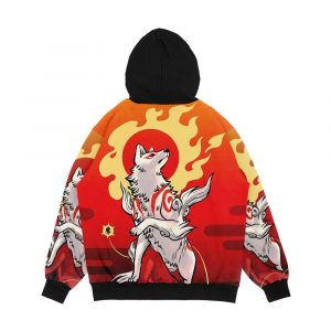 Alternative view of Sun Deity Amaterasu Men's All-Over-Print Hoodie