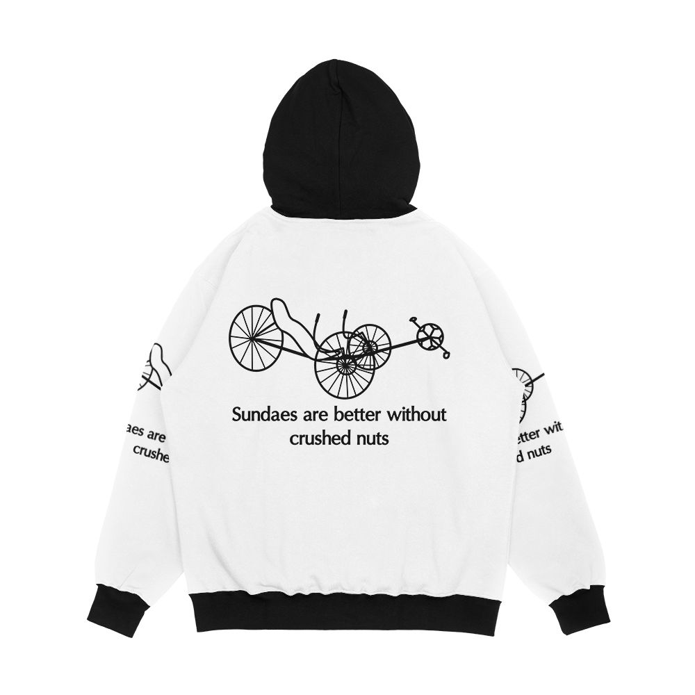 Sundaes Are Better 2Nd Nuts Men's All-Over-Print Hoodie - Image 2