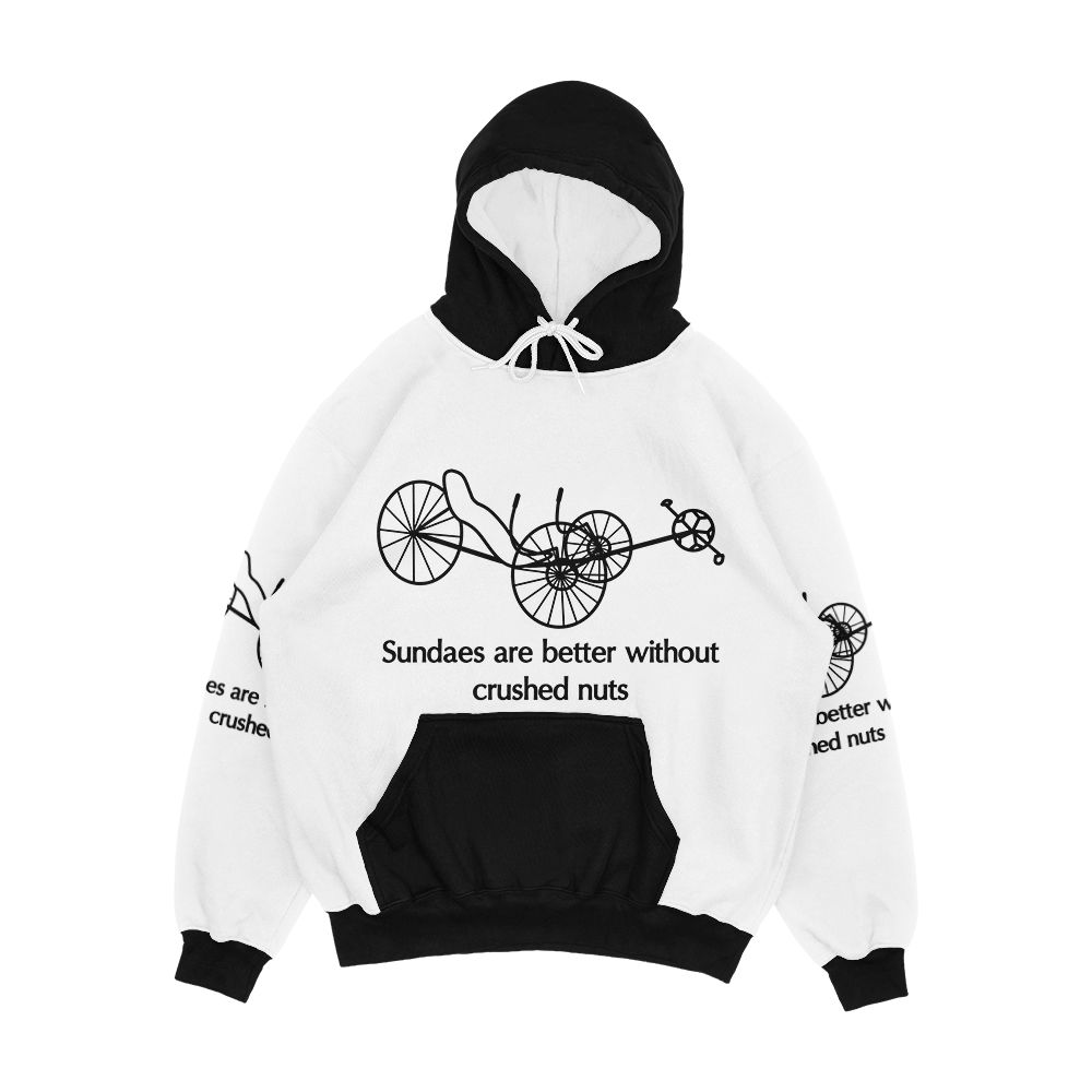 Sundaes Are Better 2Nd Nuts Men's All-Over-Print Hoodie