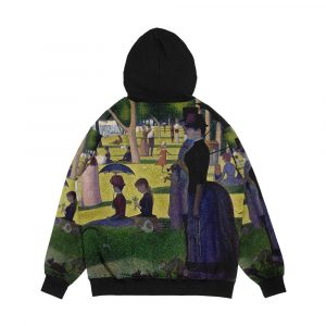 Alternative view of Sunday Afternoon On La Grande Jatte Men's All-Over-Print Hoodie