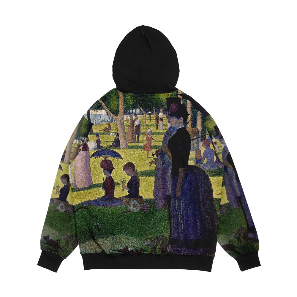 Sunday Afternoon On La Grande Jatte Men's All-Over-Print Hoodie - Image 2
