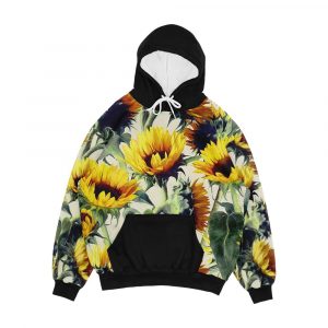 Sunflowers Forever Men's All-Over-Print Hoodie
