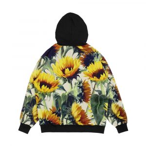 Alternative view of Sunflowers Forever Men's All-Over-Print Hoodie
