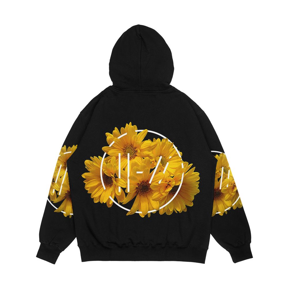 Sunflowers Men's All-Over-Print Hoodie - Image 2