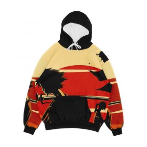 Sunset Samurai Men's All-Over-Print Hoodie