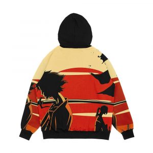 Alternative view of Sunset Samurai Men's All-Over-Print Hoodie