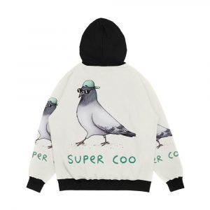 Alternative view of Super Coo Men's All-Over-Print Hoodie