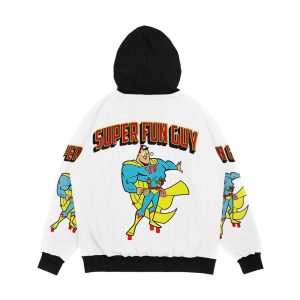 Alternative view of Super Fun Guy Men's All-Over-Print Hoodie