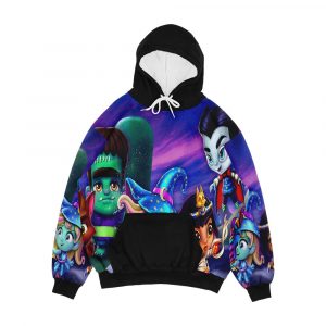 Super Monsters Men's All-Over-Print Hoodie