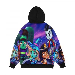 Alternative view of Super Monsters Men's All-Over-Print Hoodie