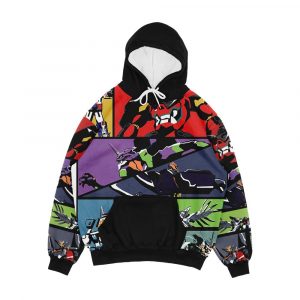 Super Robots Men's All-Over-Print Hoodie