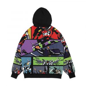 Alternative view of Super Robots Men's All-Over-Print Hoodie