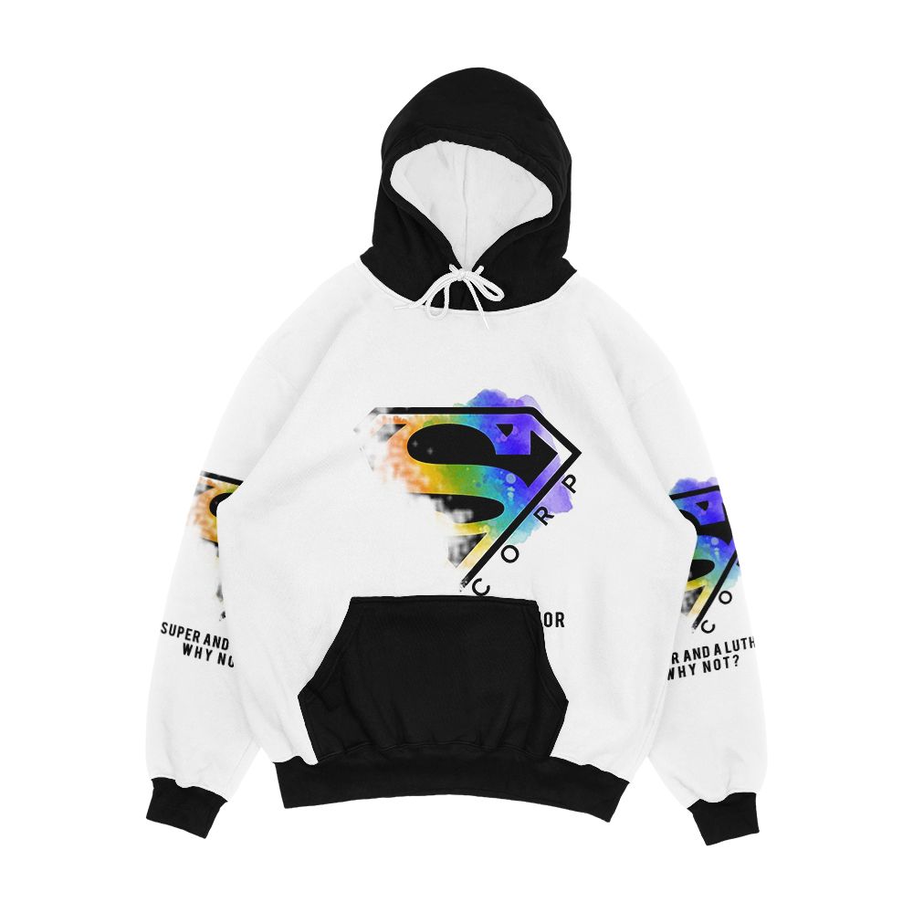 Supercorp Men's All-Over-Print Hoodie