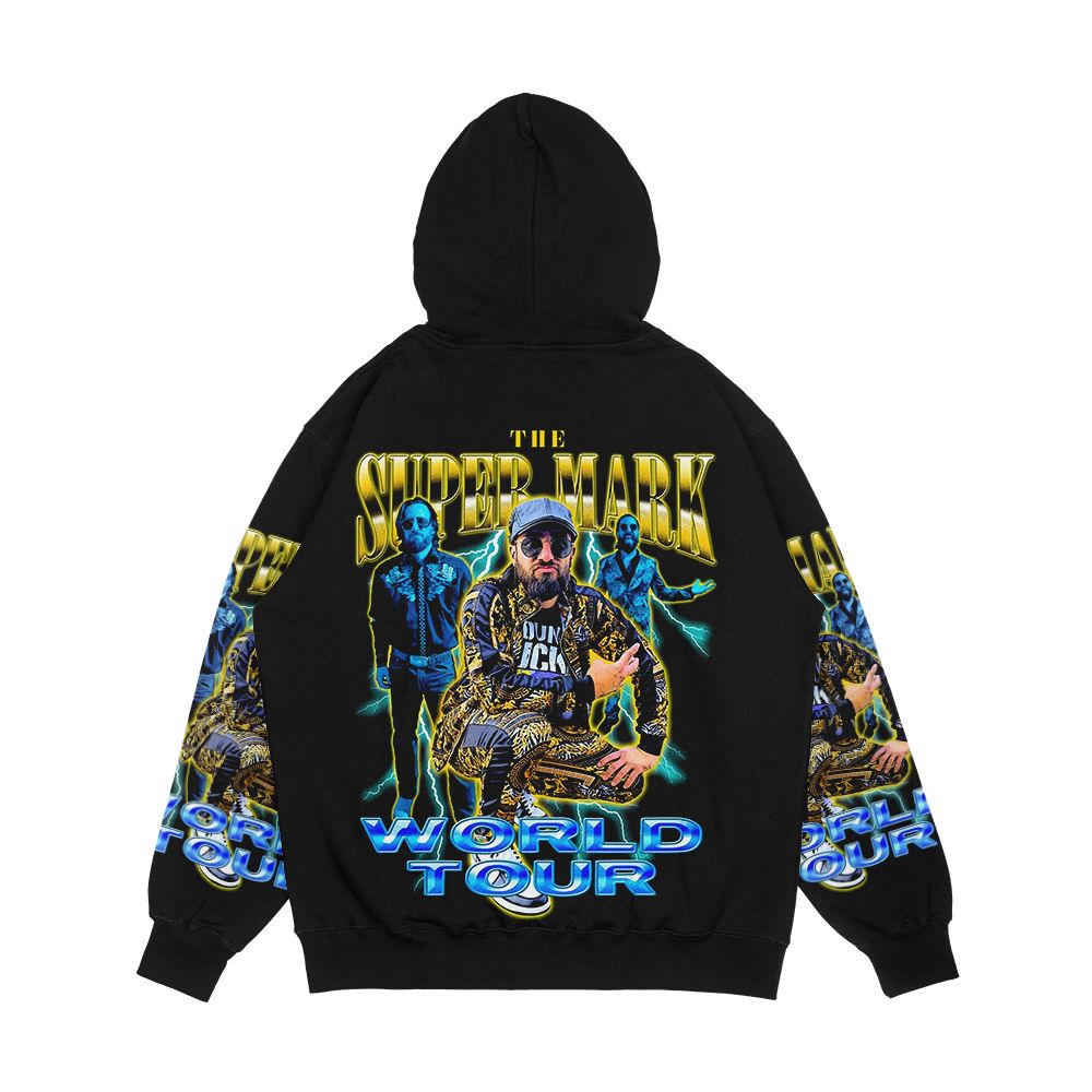 Supermark World Tour Men's All-Over-Print Hoodie - Image 2