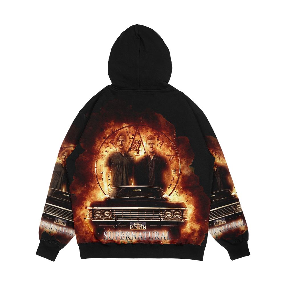 Supernatural Explosion 3 Men's All-Over-Print Hoodie - Image 2