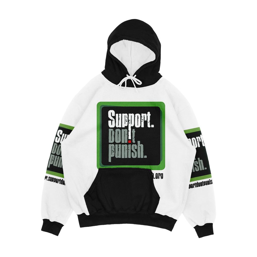 Support Don And 39't Punish Men's All-Over-Print Hoodie