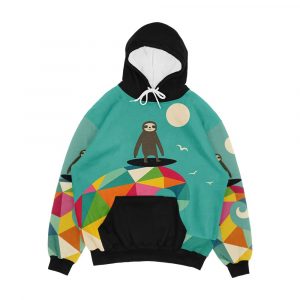 Surfs Up Men's All-Over-Print Hoodie