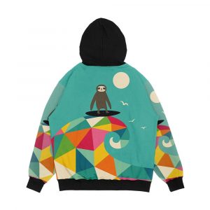 Alternative view of Surfs Up Men's All-Over-Print Hoodie