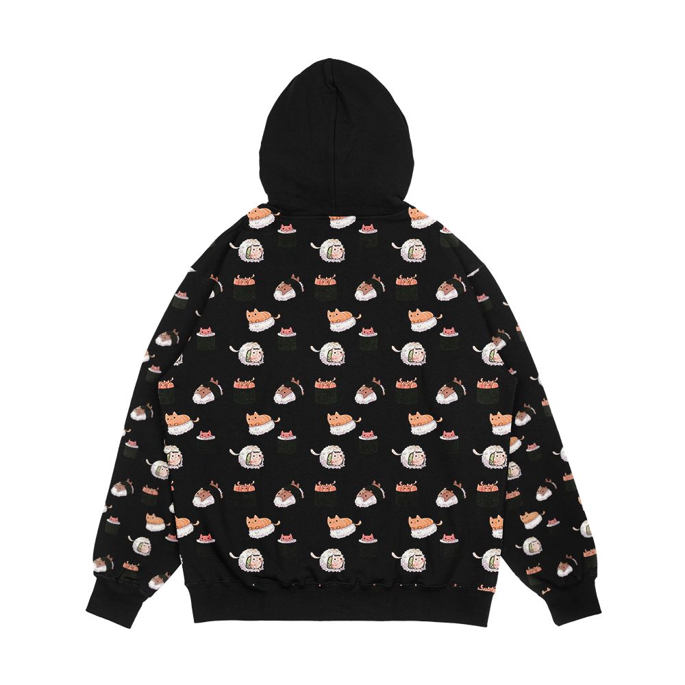 Sushi Cats Men's All-Over-Print Hoodie - Image 2