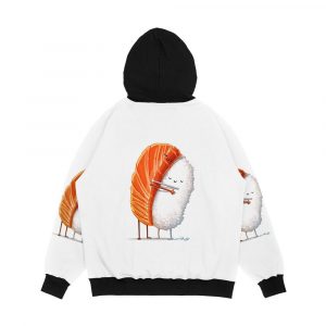 Alternative view of Sushi Hug Men's All-Over-Print Hoodie
