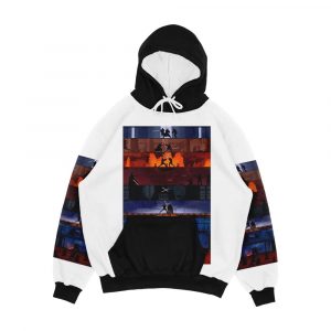 Sw 1 8 Men's All-Over-Print Hoodie