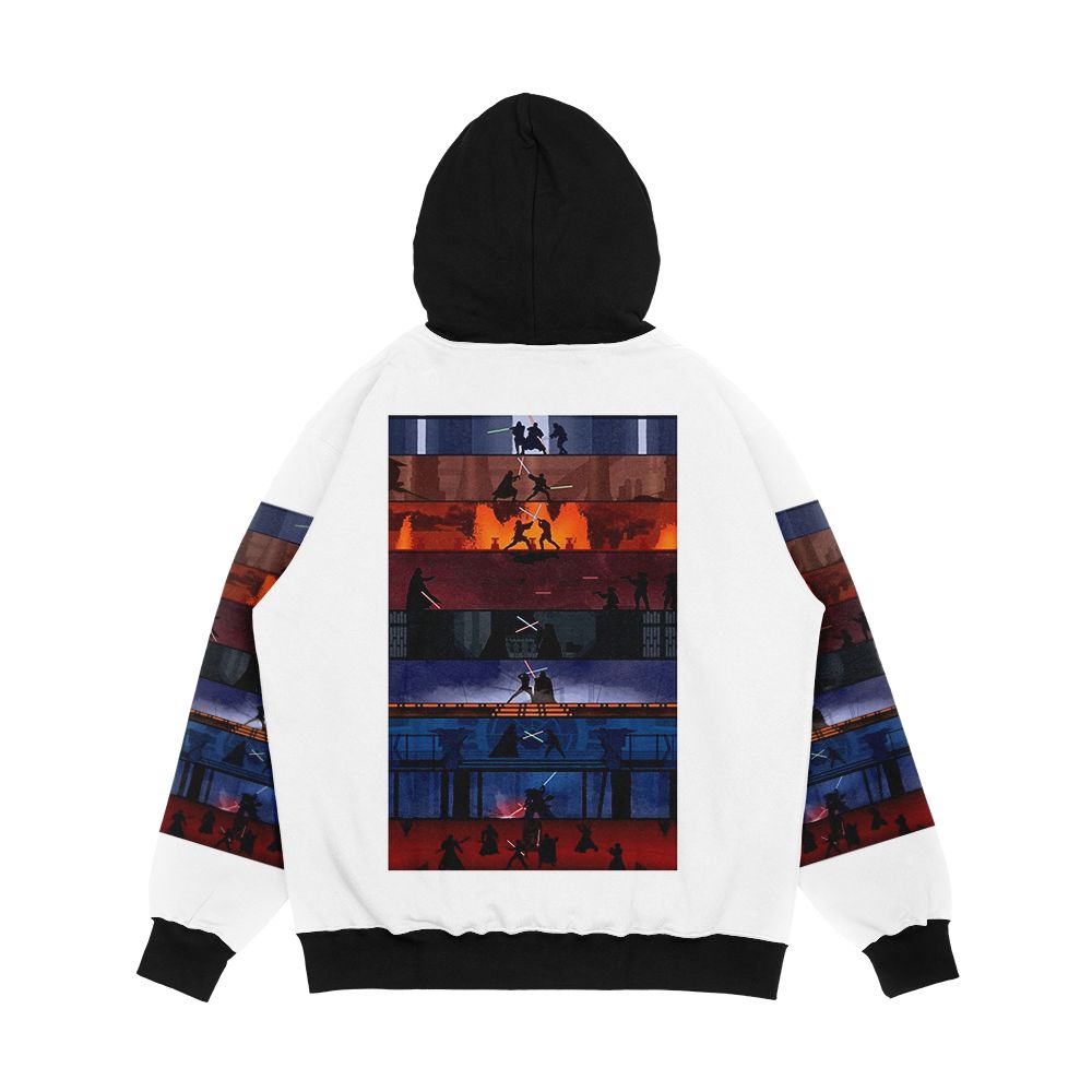 Sw 1 8 Men's All-Over-Print Hoodie - Image 2