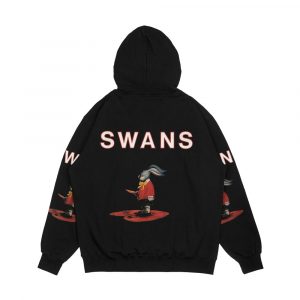 Alternative view of Swans Men's All-Over-Print Hoodie
