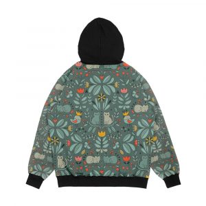 Alternative view of Swedish Folk Cats Men's All-Over-Print Hoodie