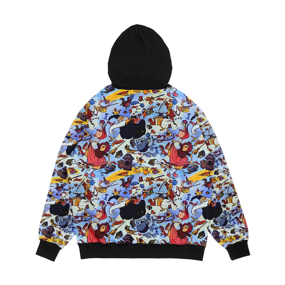Sword In The Stone Of King Arthur Men's All-Over-Print Hoodie - Image 2